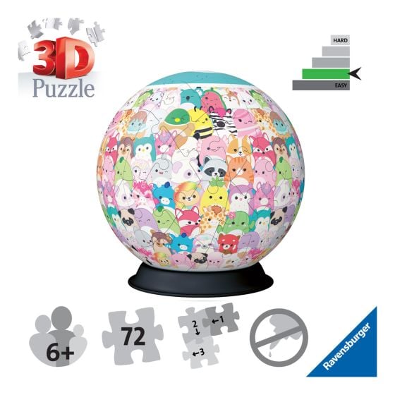 ABG squishmallows 3D puzzle ball info
