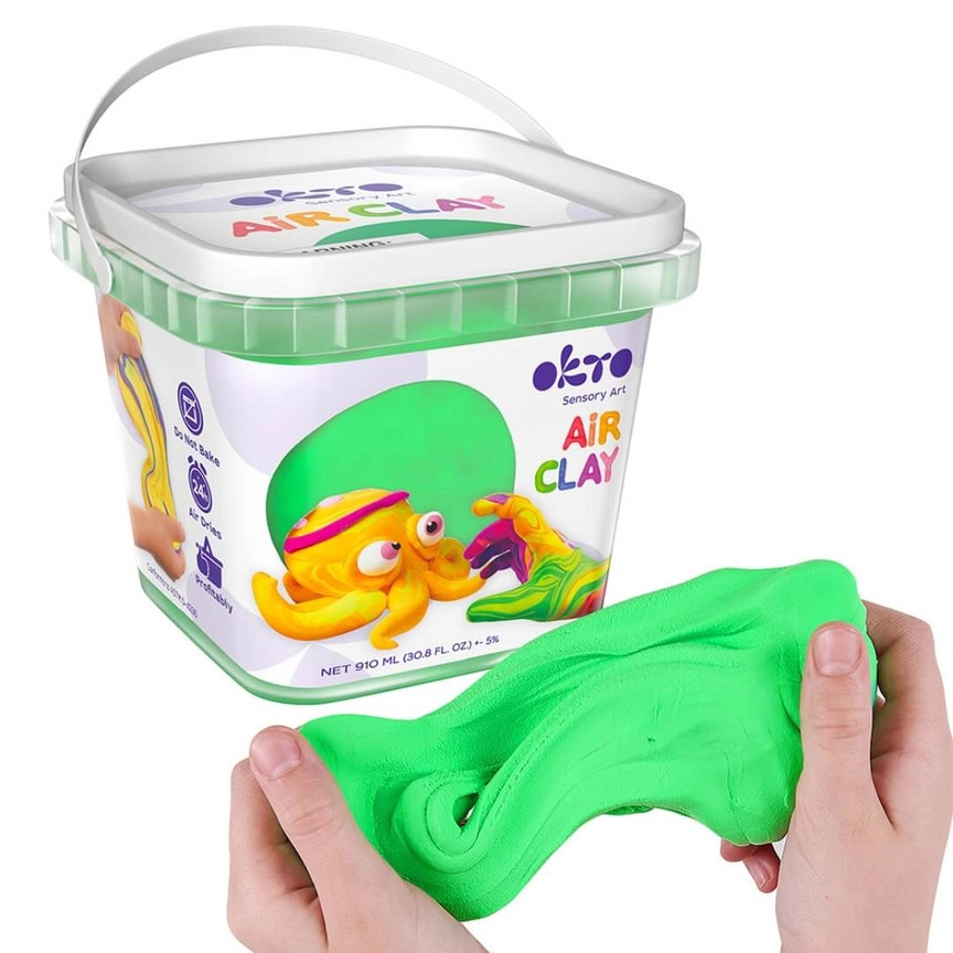 Air Dry Clay Green 910ml